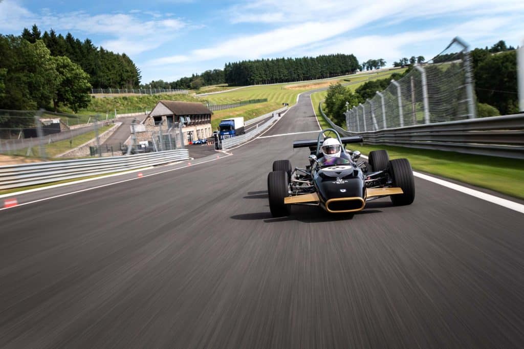 a race car on a track