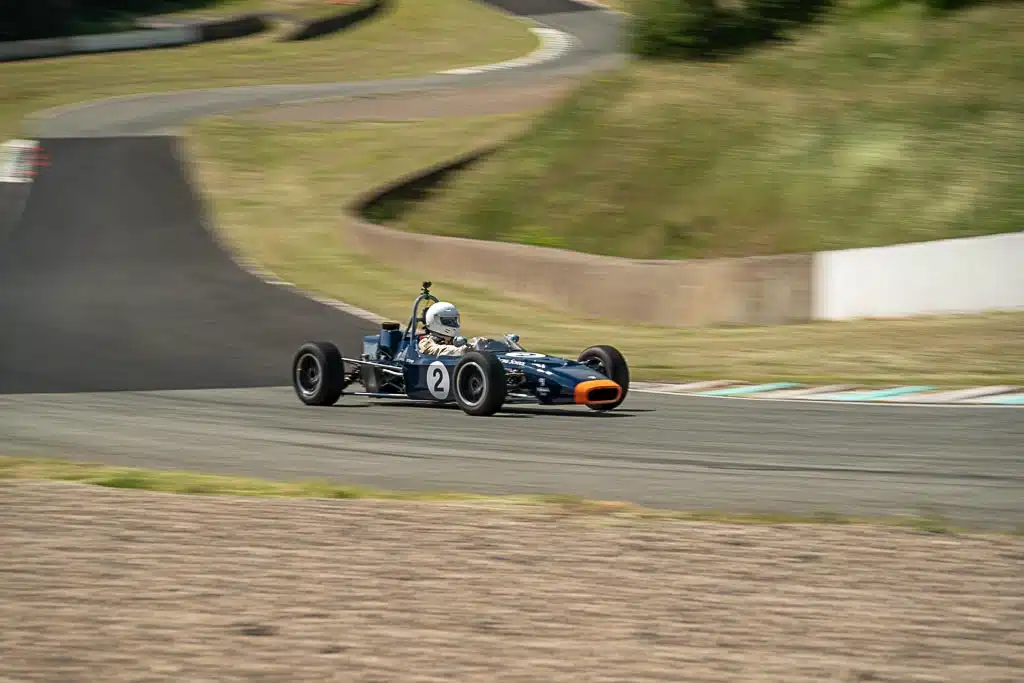 monoplace historique sur la piste